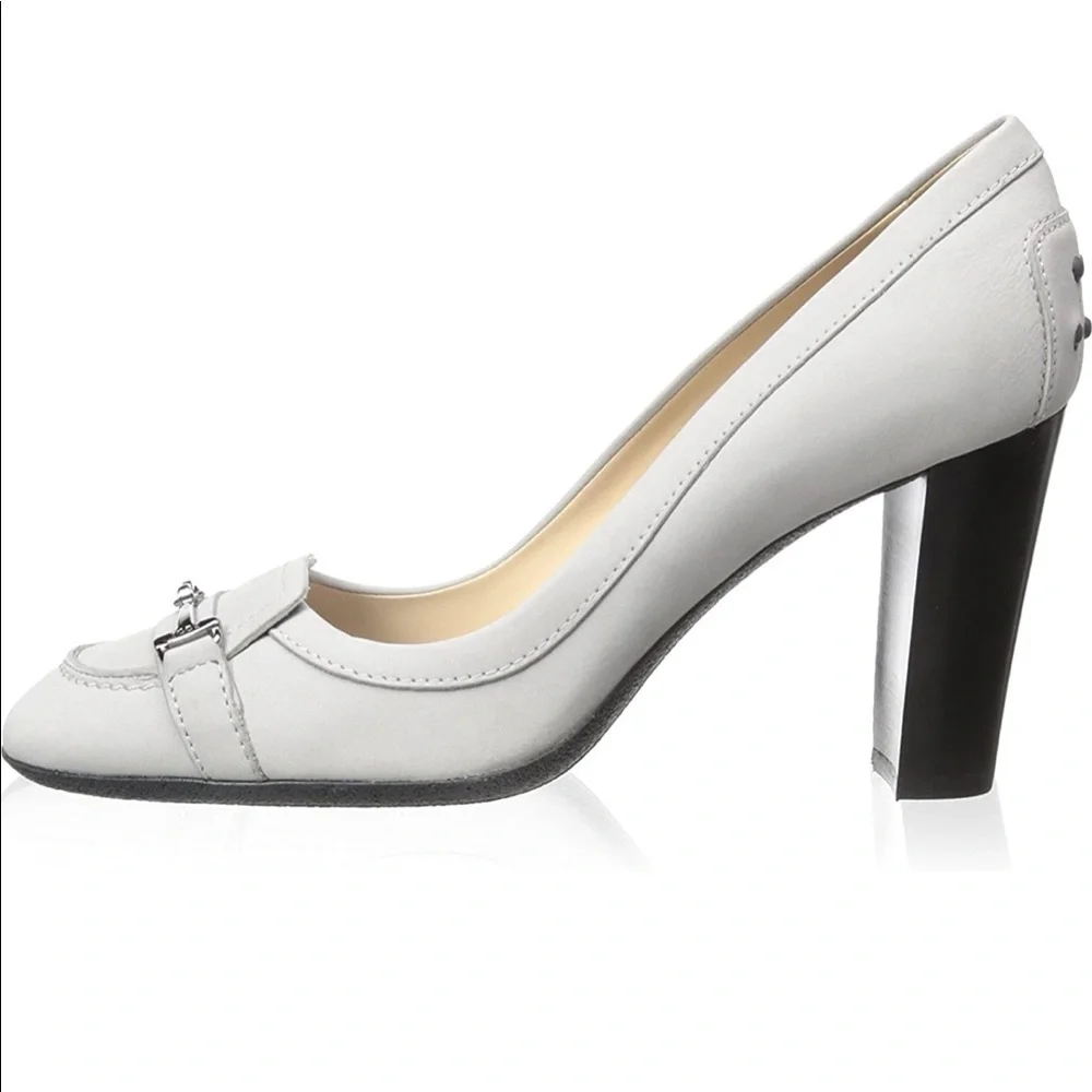 SOLD! 💚 Tod’s Jodie Horsebit Pumps NWOB - Picture 11 of 13